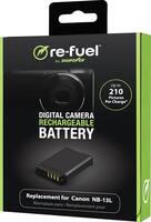 Digipower - Re-Fuel Rechargeable Lithium-Ion Replacement Battery for Canon NB-13L - Front_Zoom