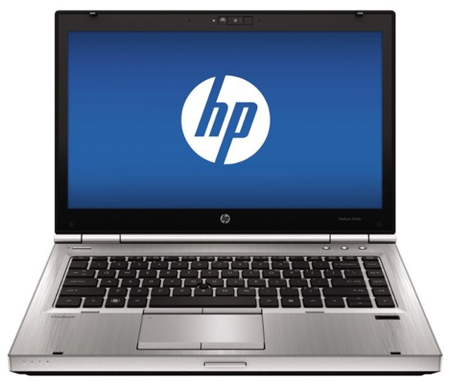 HP - EliteBook 14" Refurbished Laptop - Intel Core i5 - 4GB Memory - 500GB Hard Drive - Gray/Silver - Larger Front