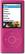 Alt View Standard 2. Belkin - Sonic Wave Silicone Sleeve for 4th-Generation Apple® iPod® nano - Pink/Translucent White.