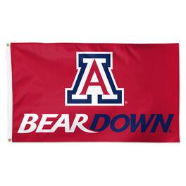 WinCraft - Arizona Wildcats 3' x 5' Single-Sided Deluxe Team Slogan Flag - Multicolor