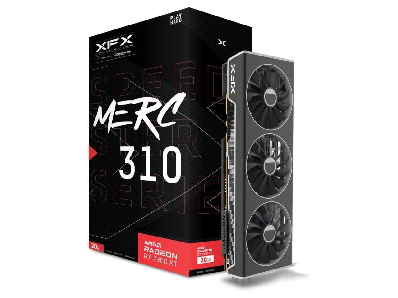 PLAY HARD XFX XFX MERC 310 SERIES 20GB AMD RX 7900 XT RADEON RADEON RADEON RX 7900 XT