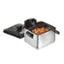 Alt View 13. Hamilton Beach - Professional 12 Cup Deep Fryer with 3 Baskets - Silver/Black.