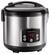 Angle. Hamilton Beach - Digital Simplicity 14-Cup Rice Cooker and Steamer - Silver.