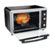 Alt View 11. Hamilton Beach - Countertop Convection Oven - Black/Brushed Stainless Steel.