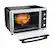 Alt View 11. Hamilton Beach - Countertop Convection Oven - Black/Brushed Stainless Steel.