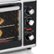 Alt View 13. Hamilton Beach - Countertop Convection Oven - Black/Brushed Stainless Steel.