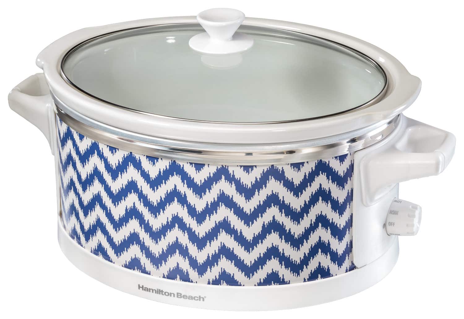 Best Buy Hamilton Beach Wrap and Serve 6Quart Slow Cooker Blue/White