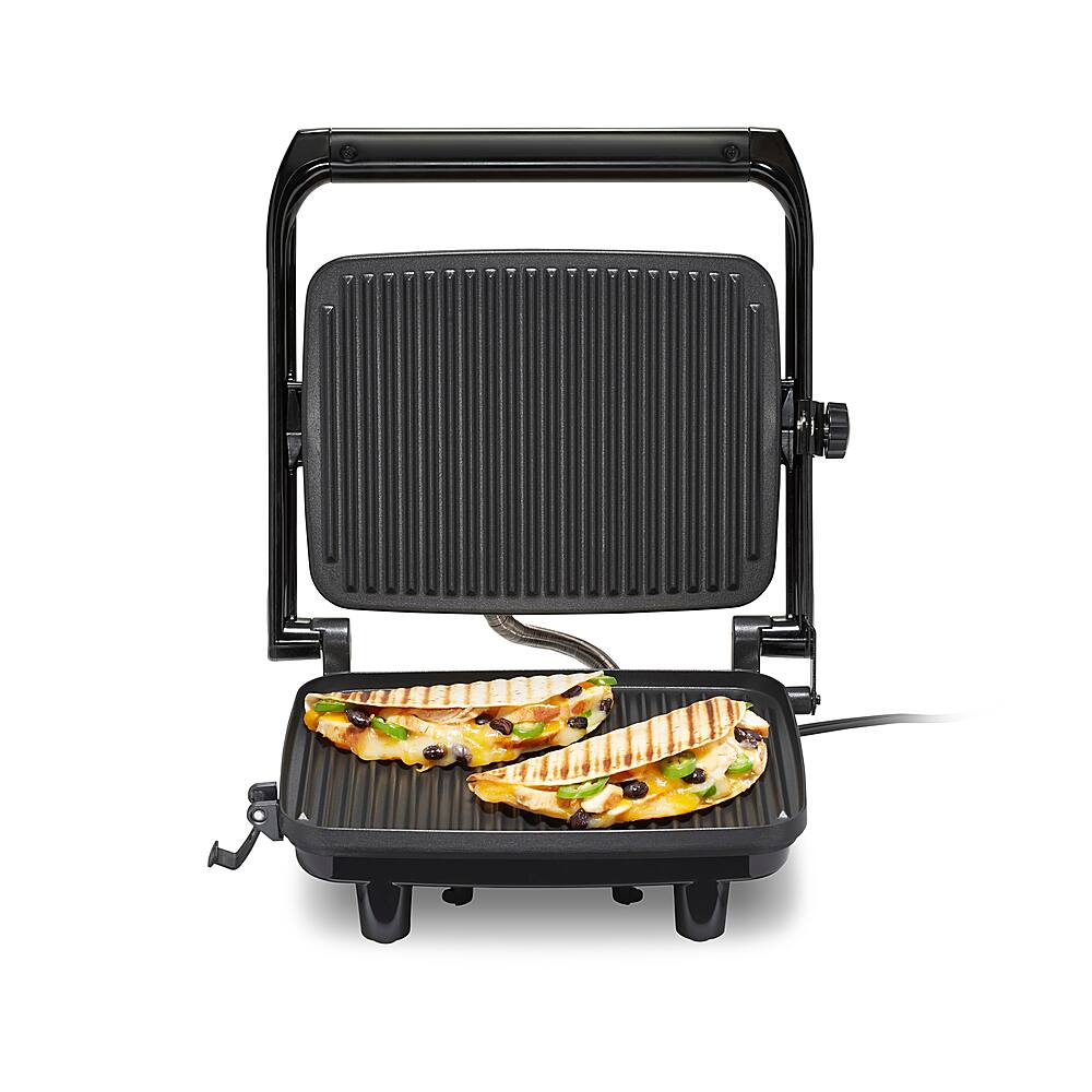 Alt View 11. Hamilton Beach - Panini Press Gourmet Sandwich Maker - Chrome.