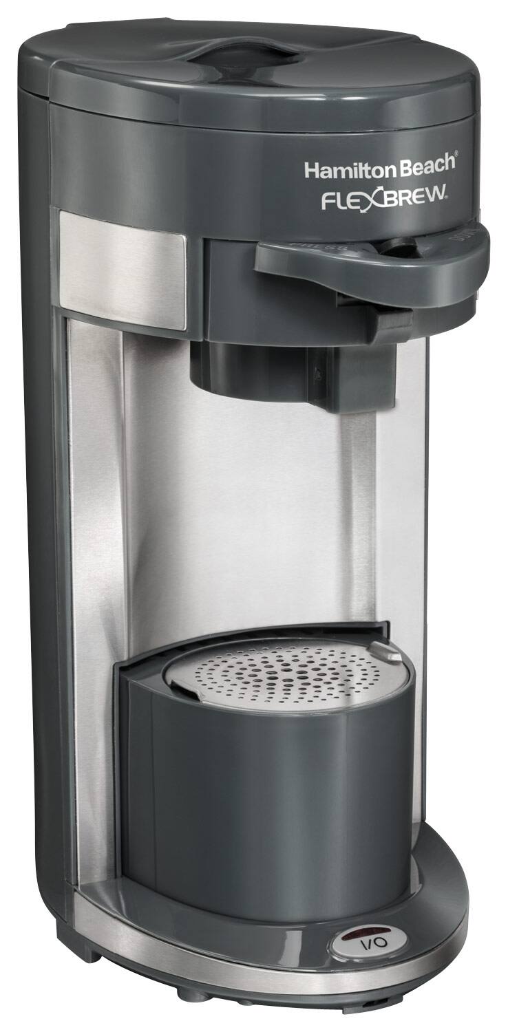 Hamilton Beach FlexBrew Single Serve Coffee Maker Black/Silver