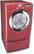 Angle Standard. LG - 7.3 Cu. Ft. 9-Cycle Super Capacity Gas Dryer - Wild Cherry Red.