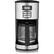 Angle. Hamilton Beach - 12-Cup Coffee Maker - Black/Silver.