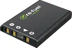 Front. Digipower - Re-Fuel Rechargeable Lithium-Ion Replacement Battery for Nikon EN-EL5 - Black.