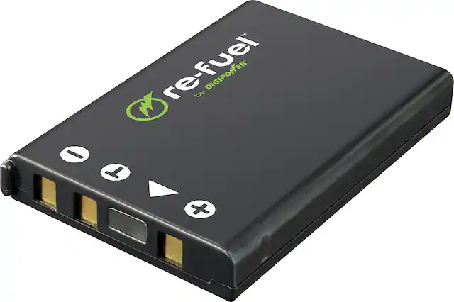 Front. Digipower - Re-Fuel Rechargeable Lithium-Ion Replacement Battery for Nikon EN-EL5 - Black.