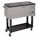 Angle. Cuisinart - 80 Qt. Outdoor Cooler Cart - Silver.