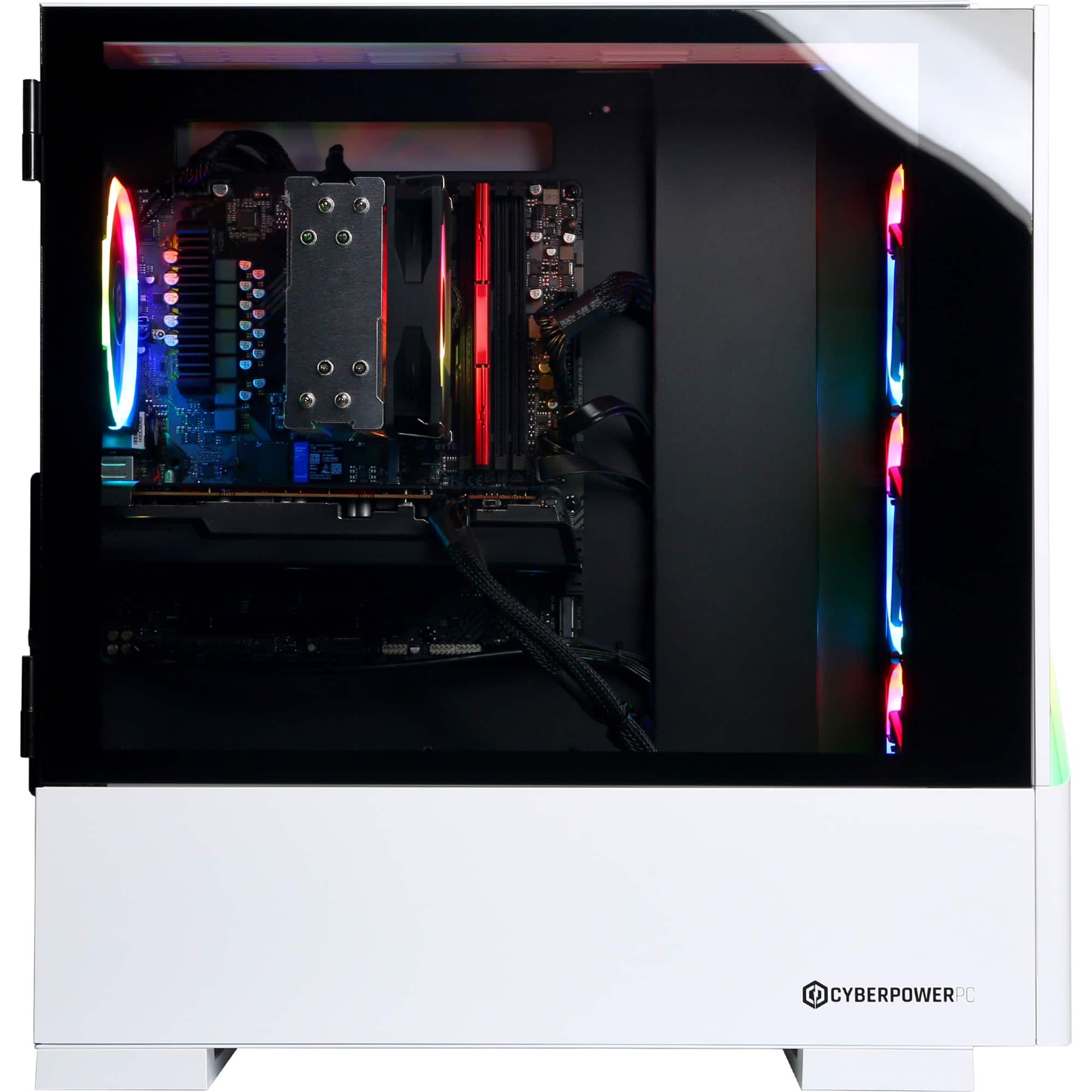 Alt View Zoom 15. CyberPowerPC - Gamer Master Gaming Desktop - AMD Ryzen 7 8700F - 16GB Memory - AMD Radeon RX 7600 8GB - 1TB SSD - White.