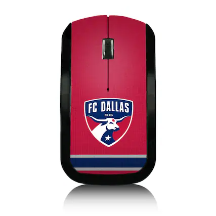 Front. Keyscaper - FC Dallas Team Stripe Wireless Mouse - Multicolor.