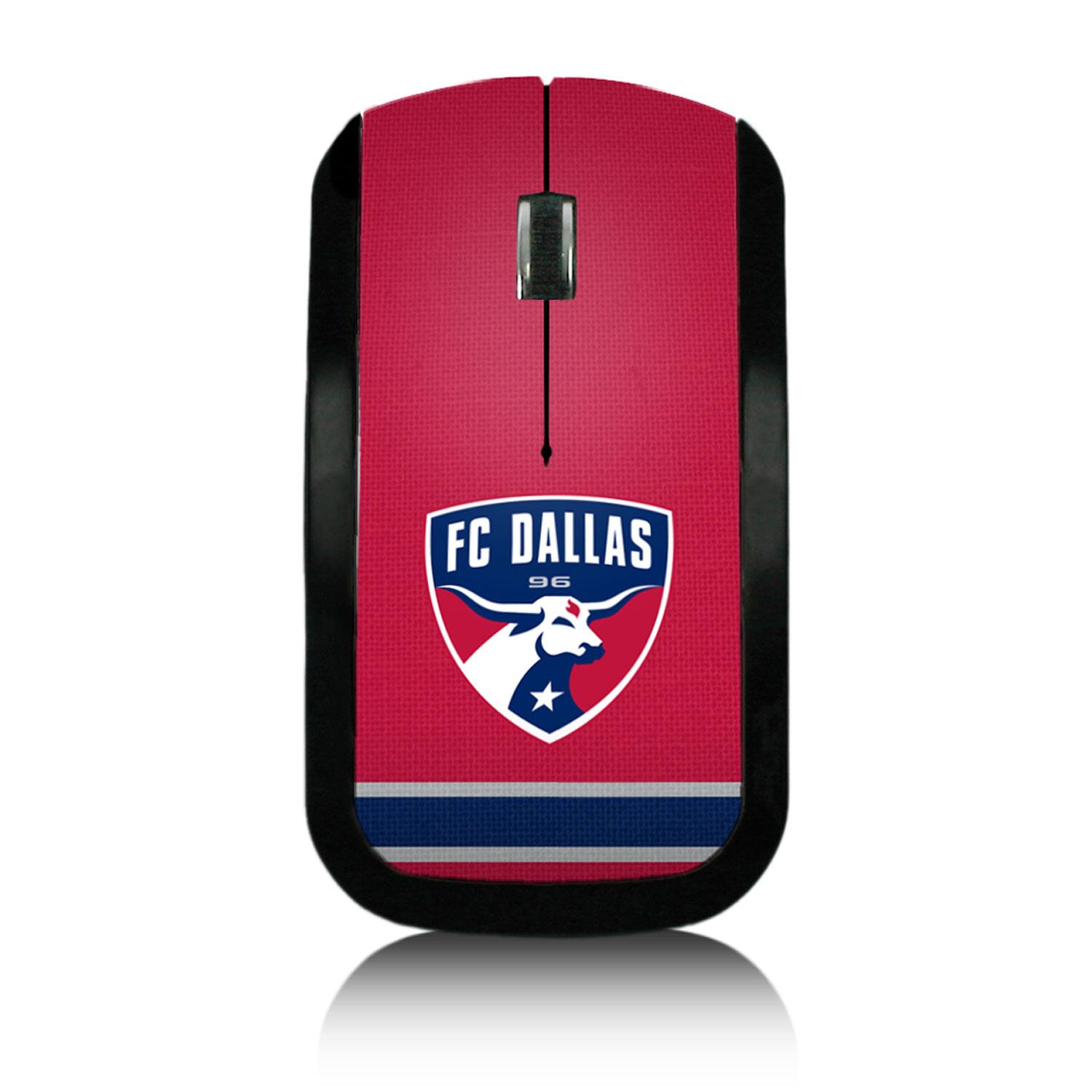 Front. Keyscaper - FC Dallas Team Stripe Wireless Mouse - Multicolor.