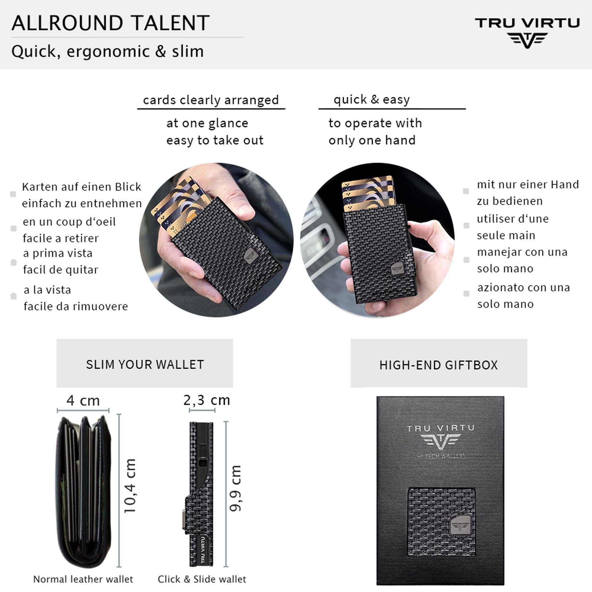 Tru Virtu CLICK & SLIDE Chess Wallet Chess Black/Black - Best Buy