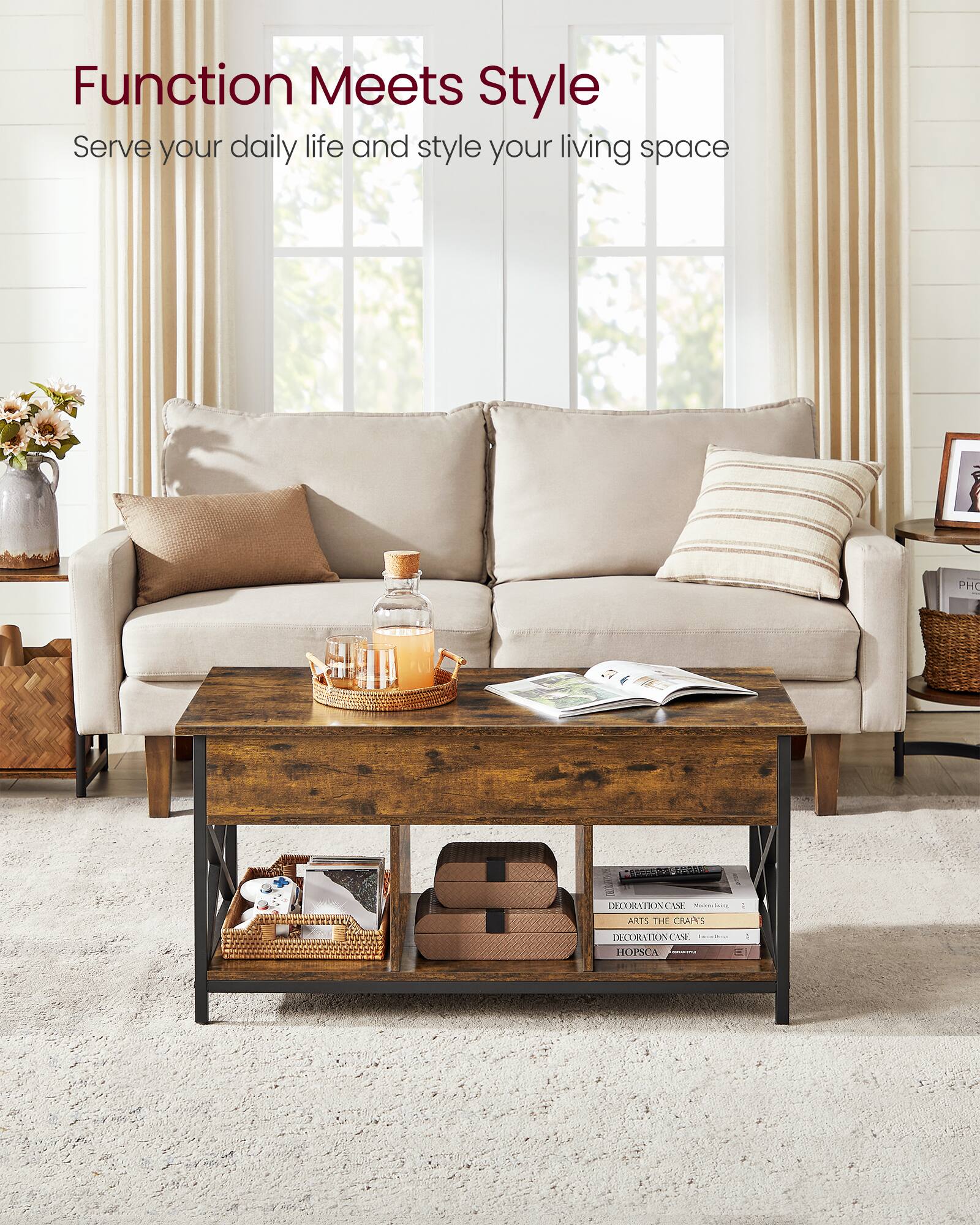 Function Meets Style  
Serve your daily life and style your living space  

PHO T MAN  
DECORATIINCASE  
ARTS THE CRAP  
DECORATION CAN  
HOPSCA