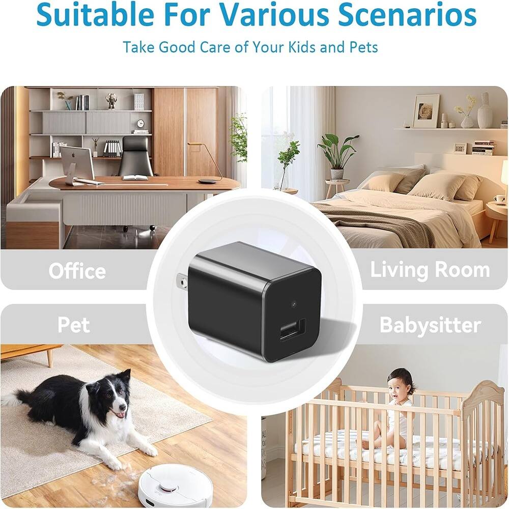 Suitable For Various Scenarios  
Take Good Care of Your Kids and Pets  

Office  
Living Room  
Pet  
Babysitter