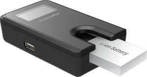 Digipower - RF-TC-55S Travel Charger for most Sony Digital Cameras - Black - Front_Zoom