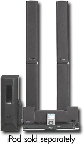 Best Buy Panasonic 1000w 5 1 Ch Home Theater System With Dvd Player Sc Pt670