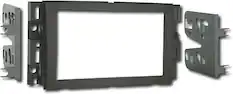 Angle. Metra - Dash Kit for Select 2006-2023 GM DDIN - Black.