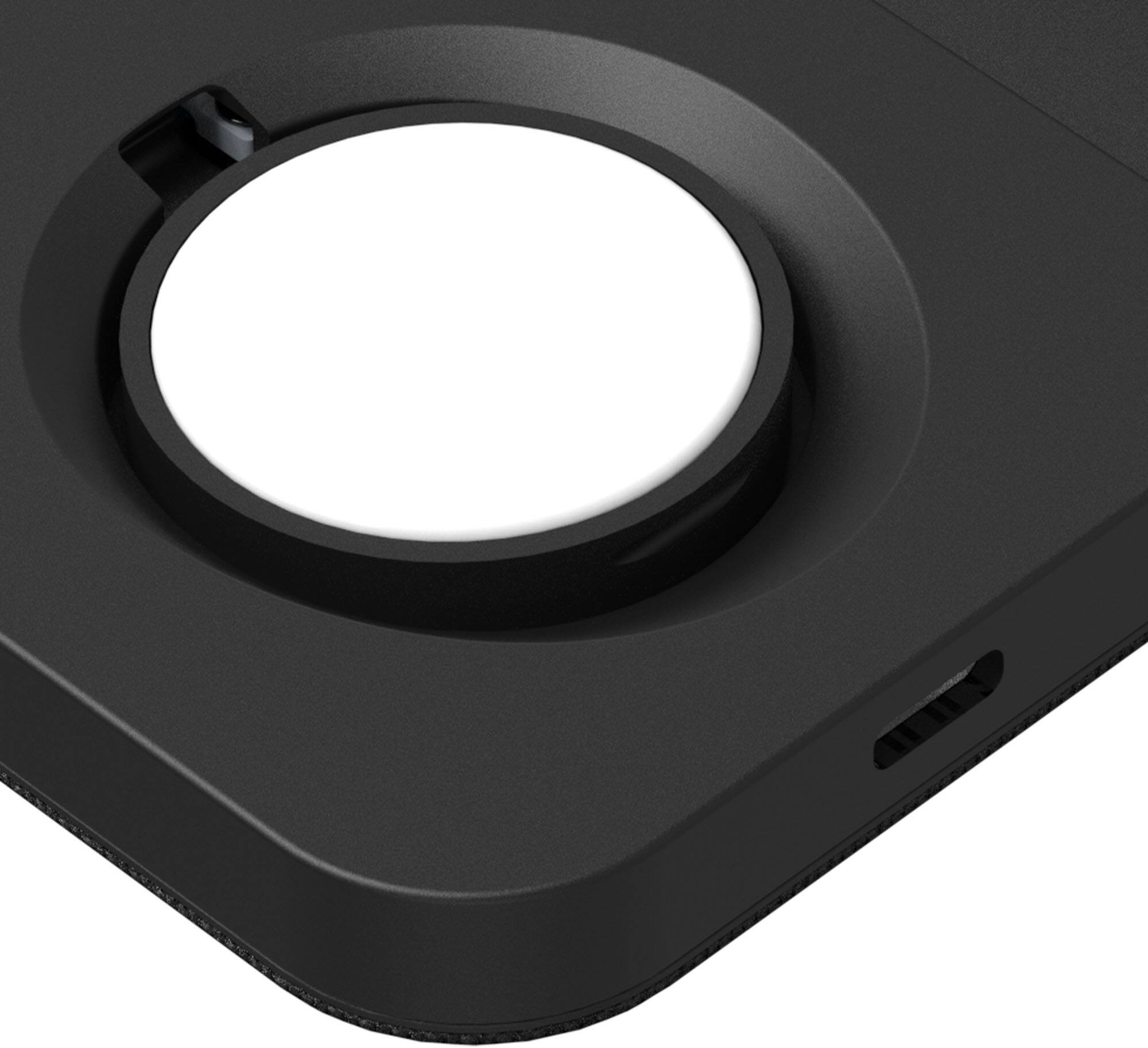 Alt View 1. mophie - 3-in-1 Wireless Travel Charger for iPhone, AirPods, Apple Watch, and Qi2-Enabled Devices - Black.