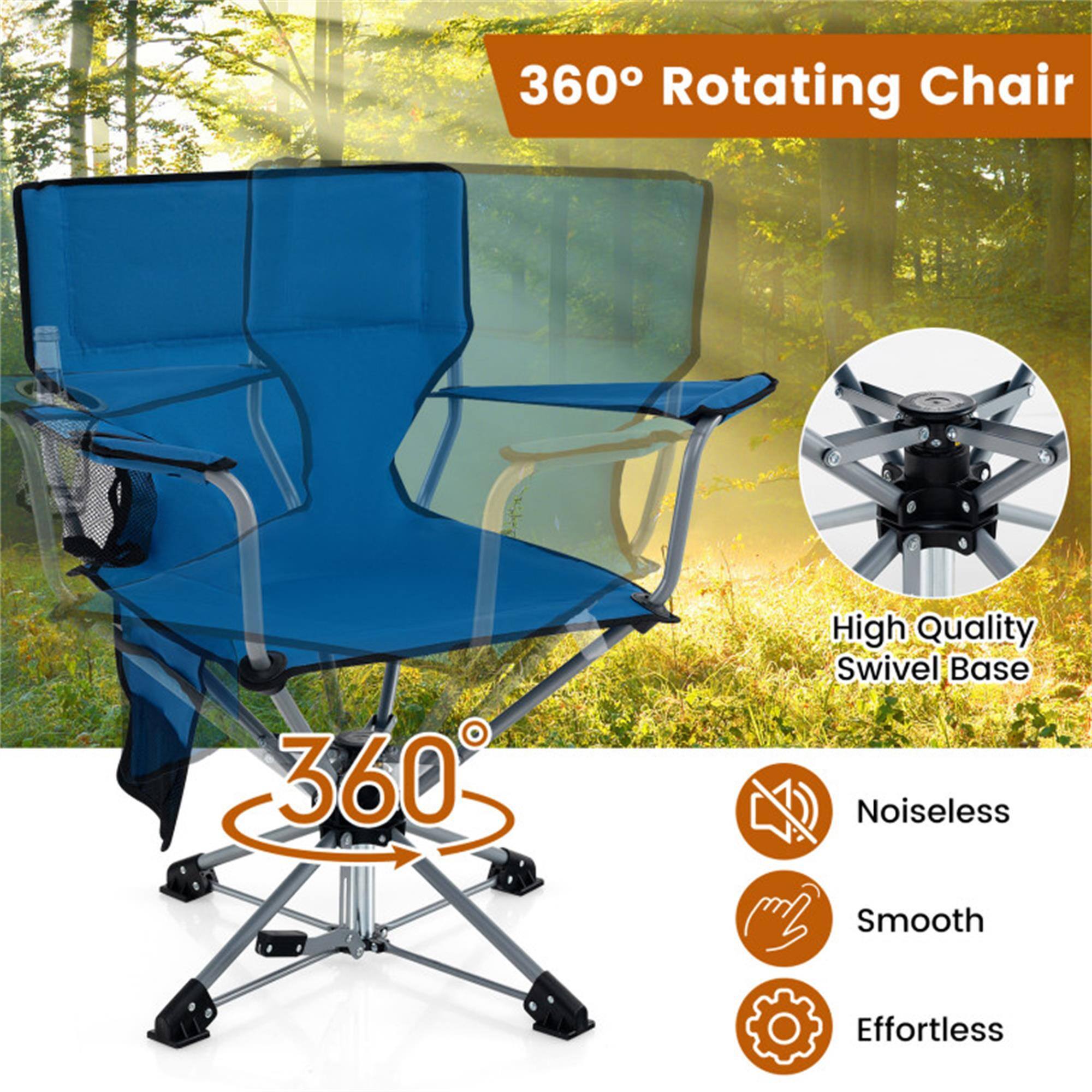 360° Rotating Chair

- High Quality Swivel Base
- Noiseless
- Smooth
- Effortless