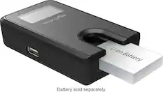 Front. Digipower - Digital Camera Travel Charger for Canon Batteries (NB4L, NB6L, NB11L) - Black.