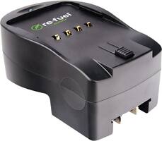 Digipower - RF-VTC-500C Refuel Battery Charger for select Canon Camcorders - Black - Front_Zoom
