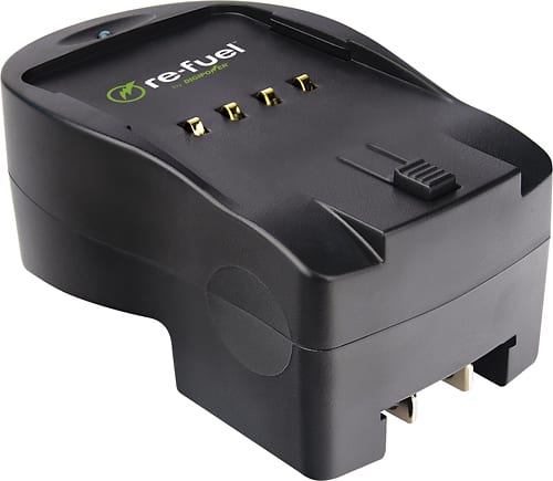 Digipower - Refuel Battery Charger - Black - Larger Front