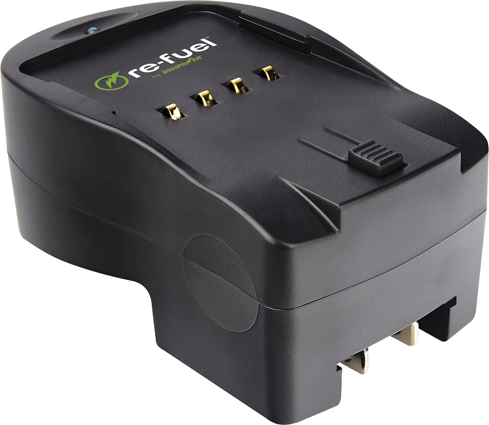 Front. Digipower - RF-VTC-500S Refuel Battery Charger for most Sony Camcorders - Black.