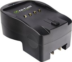Digipower - RF-VTC-500S Refuel Battery Charger for most Sony Camcorders - Black - Front_Zoom