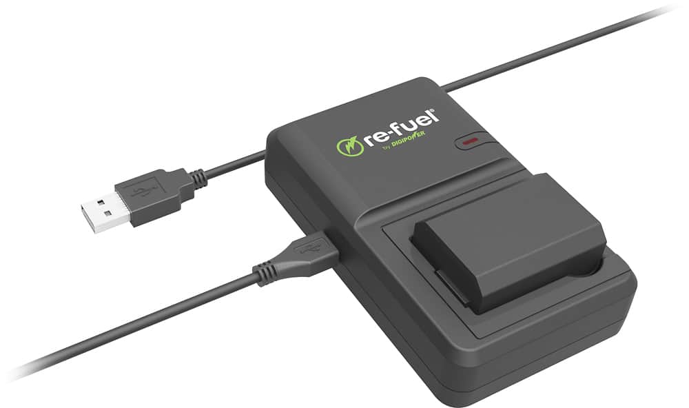 Alt View 11. Digipower - BP-FW50 digital camera battery & charger kit, Replacement for Sony NP-FW50 battery pack - Black.