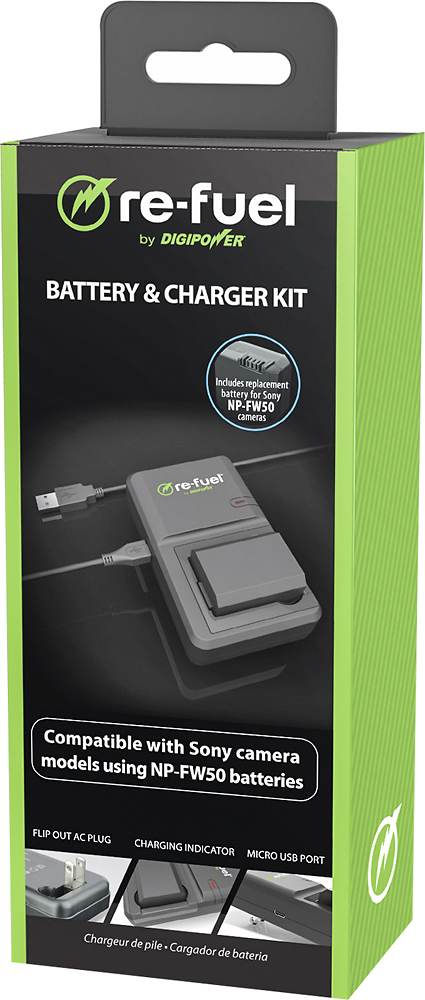 Battery & Charger Kit for Sony NP-FW50