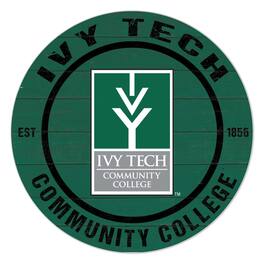 Jardine - Ivy Tech Community College 20" Indoor/Outdoor Team Color Circle Sign - Green