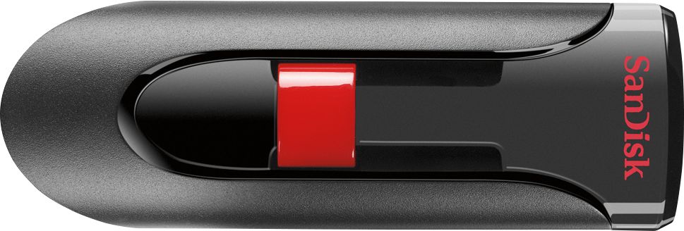 SanDisk Cruzer Glide - 32 Go - USB 3.0 - Noir/Rouge