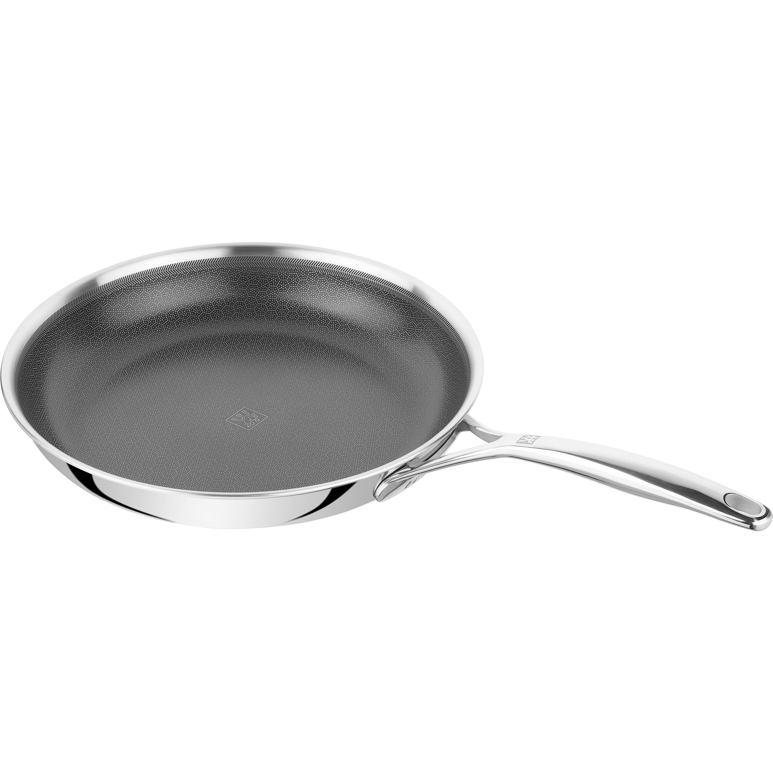 ZWILLING - Peak 12-inch Ceramic Nonstick Dual Performance Fry Pan - Stainless Steel