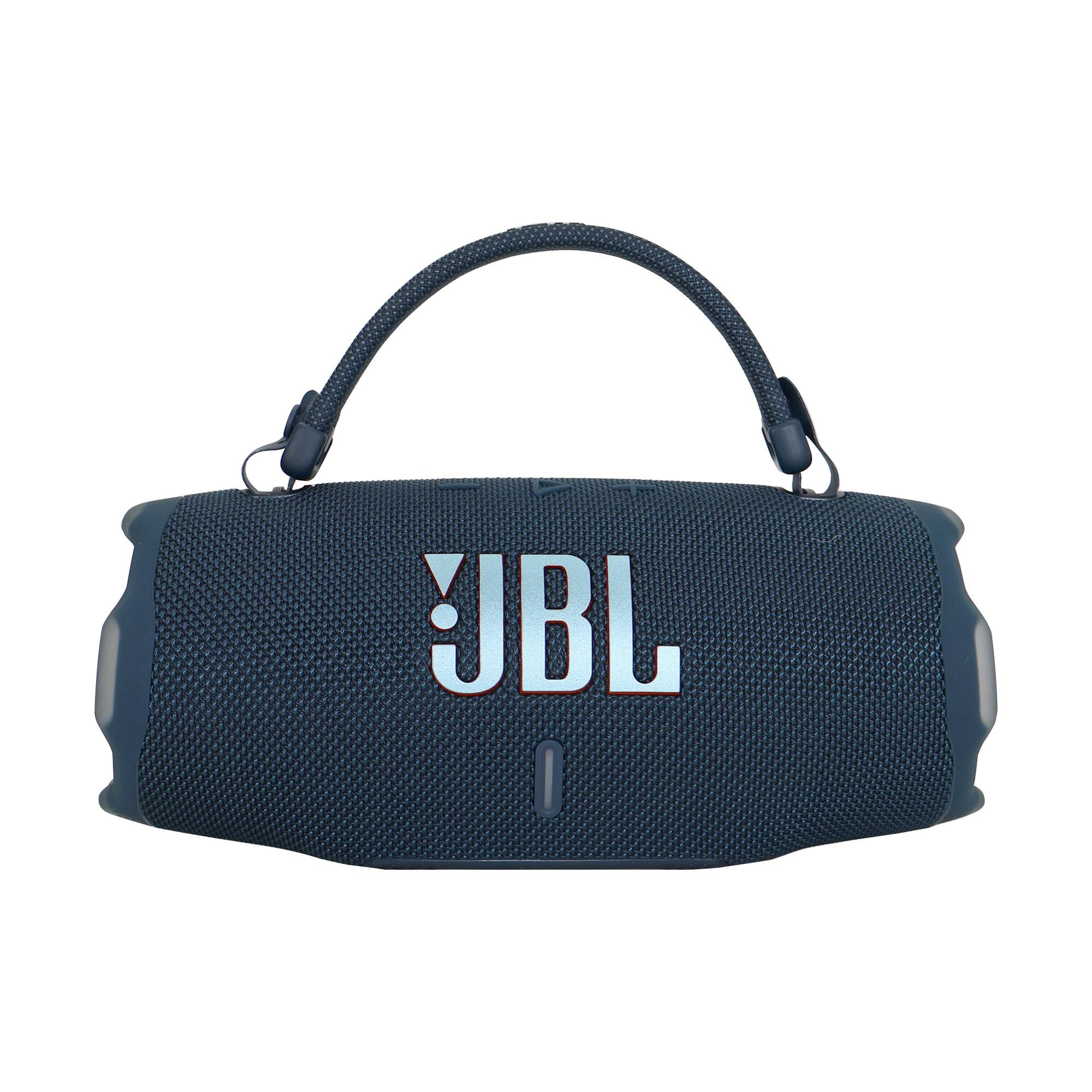 Alt View 2. JBL - JBL Charge 6 Waterproof Bluetooth Speaker (Blue) + In Ear Headphones + Software - Blue.