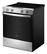 Left. Whirlpool - 5.3 Cu. Ft. Slide-In Electric Range with No Preheat and Slow Cook Modes - Stainless Steel.