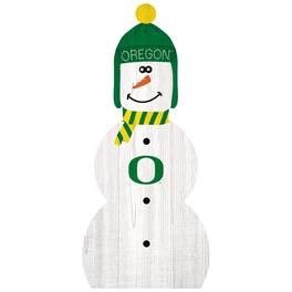 Fan Creations - Oregon Ducks 31'' Snowman Leaner - White
