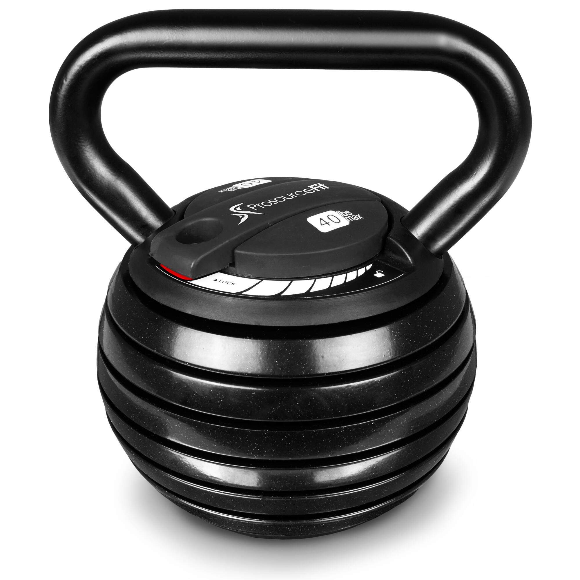 ProsourceFit - Adjustable Kettlebell - Black