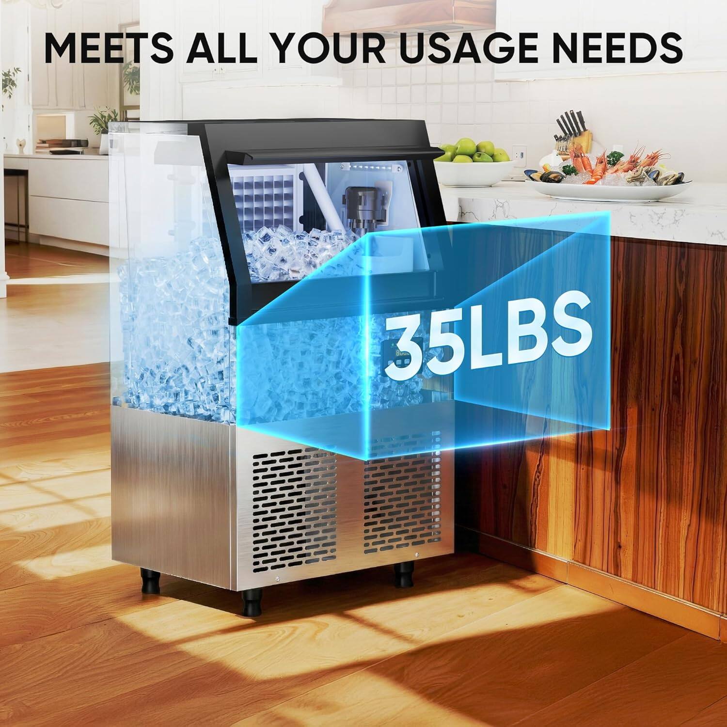 MEETS ALL YOUR USAGE NEEDS  
35LBS