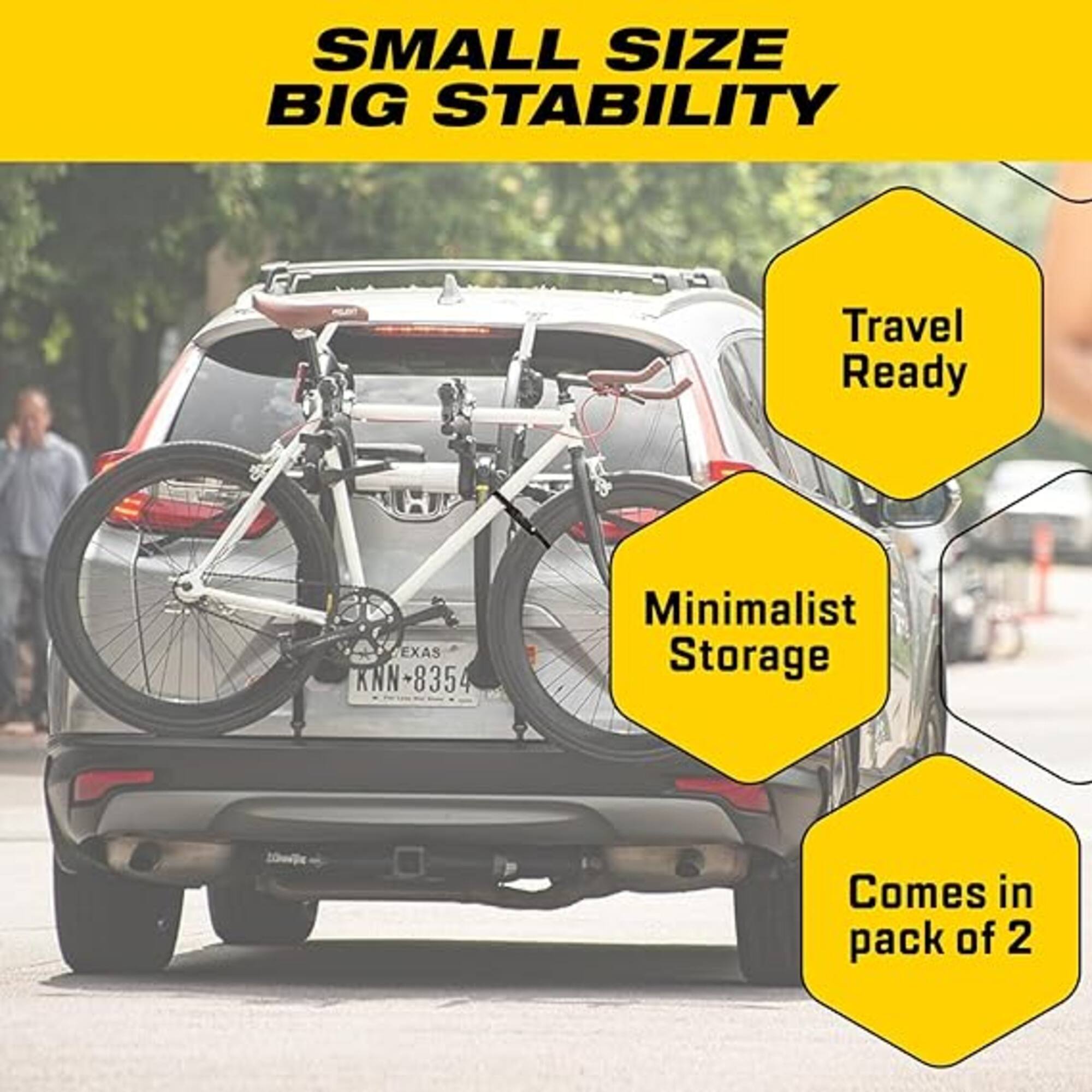 SMALL SIZE BIG STABILITY
Travel Ready
Minimalist Storage
Comes in pack of 2