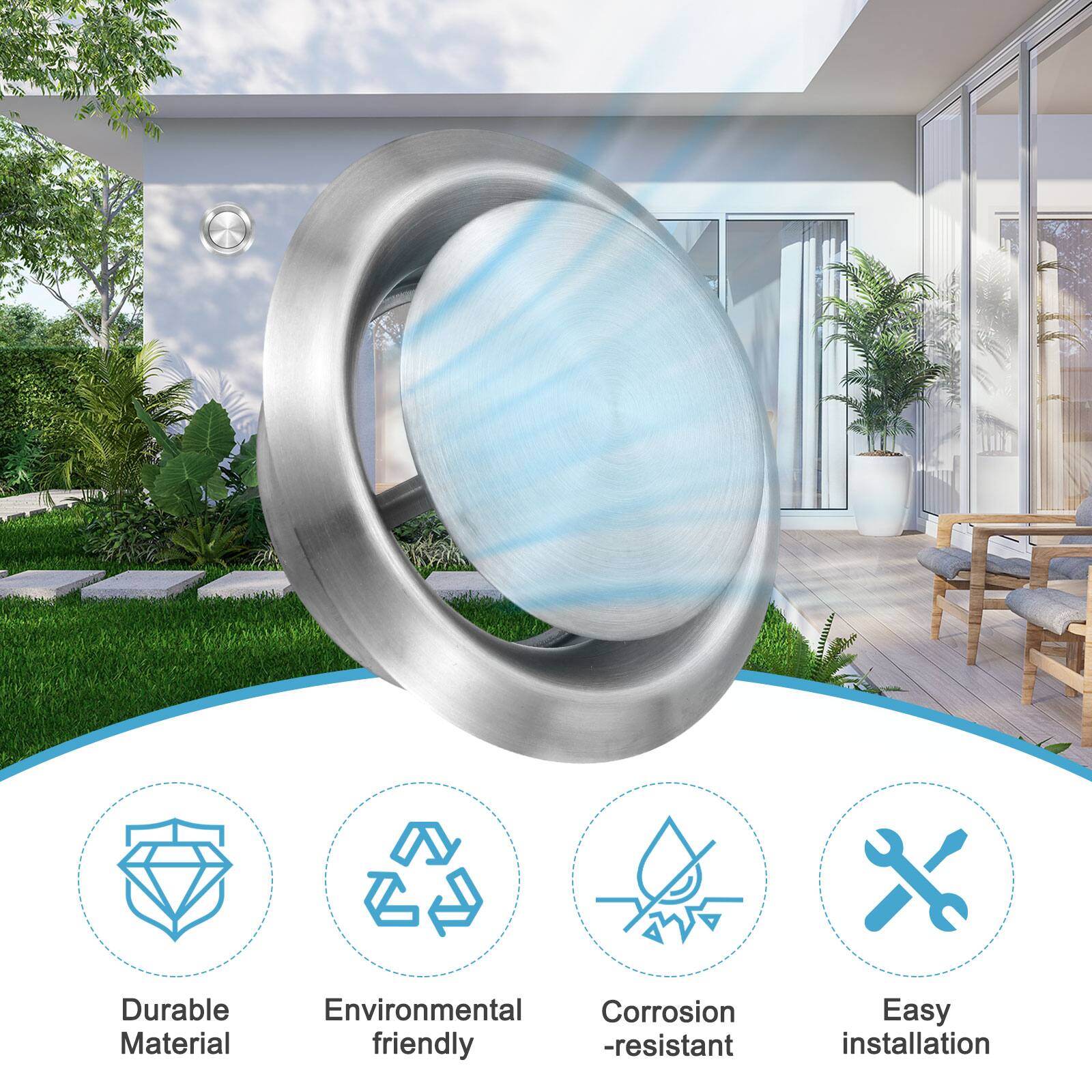 Durable Material  
Environmental friendly  
Corrosion-resistant  
Easy installation