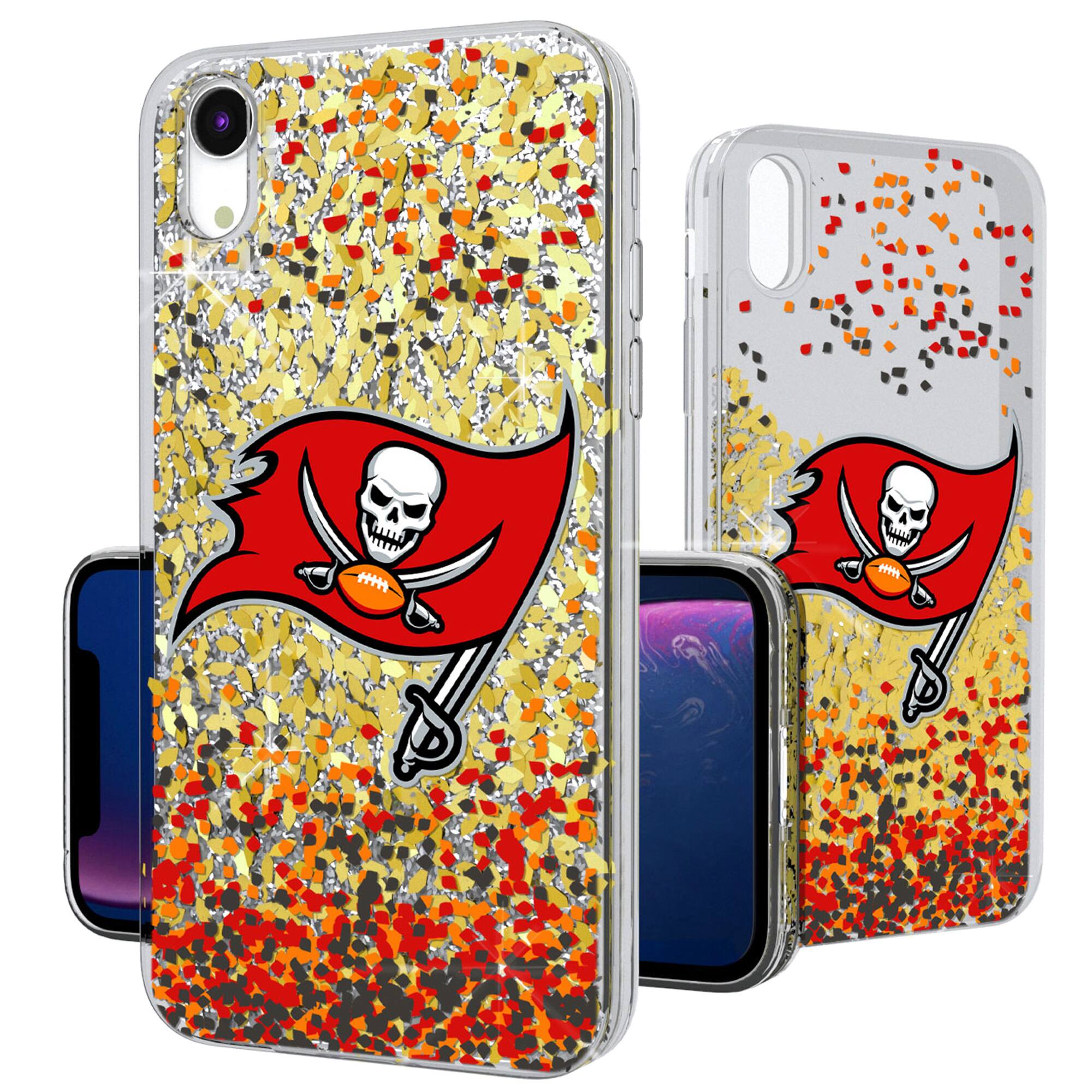 Keyscaper - NFL - Tampa Bay Buccaneers iPhone Glitter Case with Confetti Design - 16 Pro - Multicolor price history on PriceWatchPro