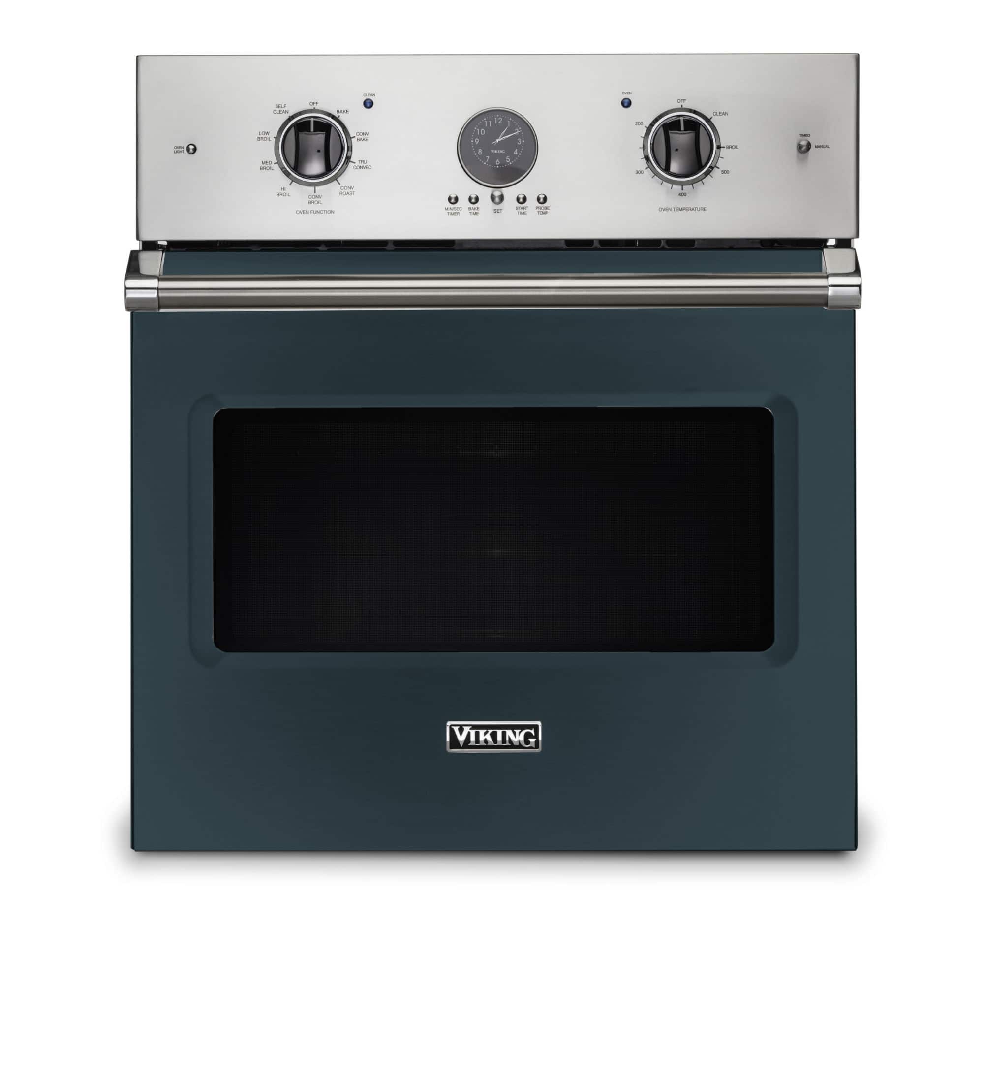 Viking - 27" Built-in Single Electric Convection Wall Oven - Squall - Front_Zoom