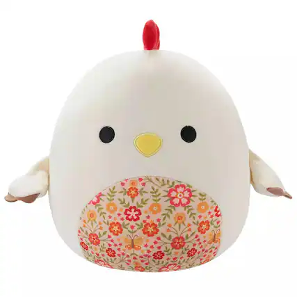 Front. Kellytoy - Squishmallow 12 Inch Plush | Todd the Beige Rooster - Beige.