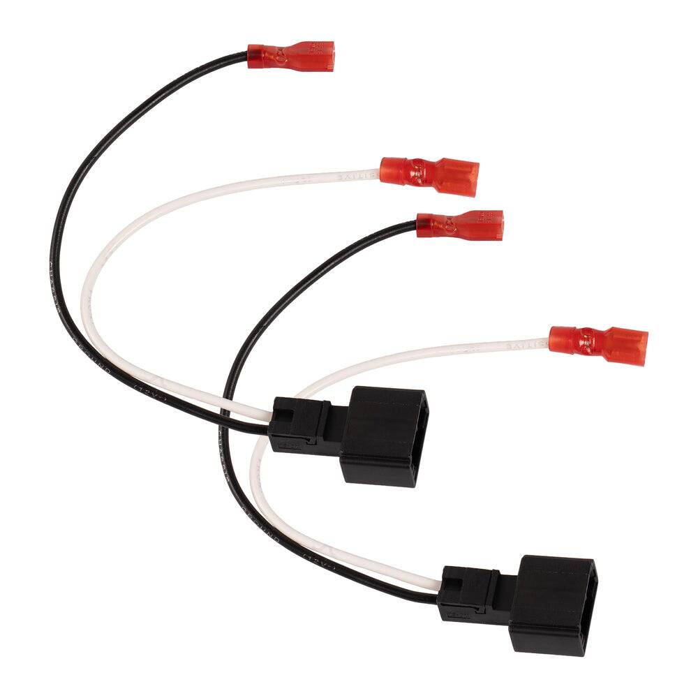 Front. NVX - NSH-7302 Speaker Harness for 2010-2024 Hyundai, Kia, Genesis - Black.
